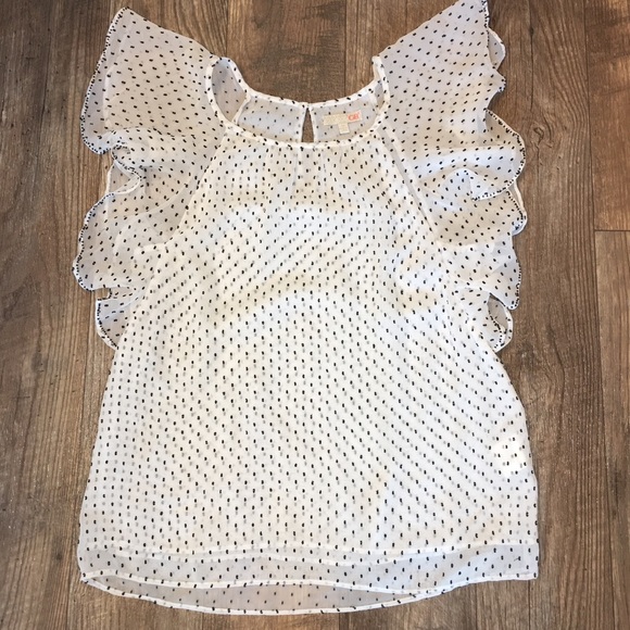 Gianni Bini Tops - Gianni Bini Babydoll Ruffle Top